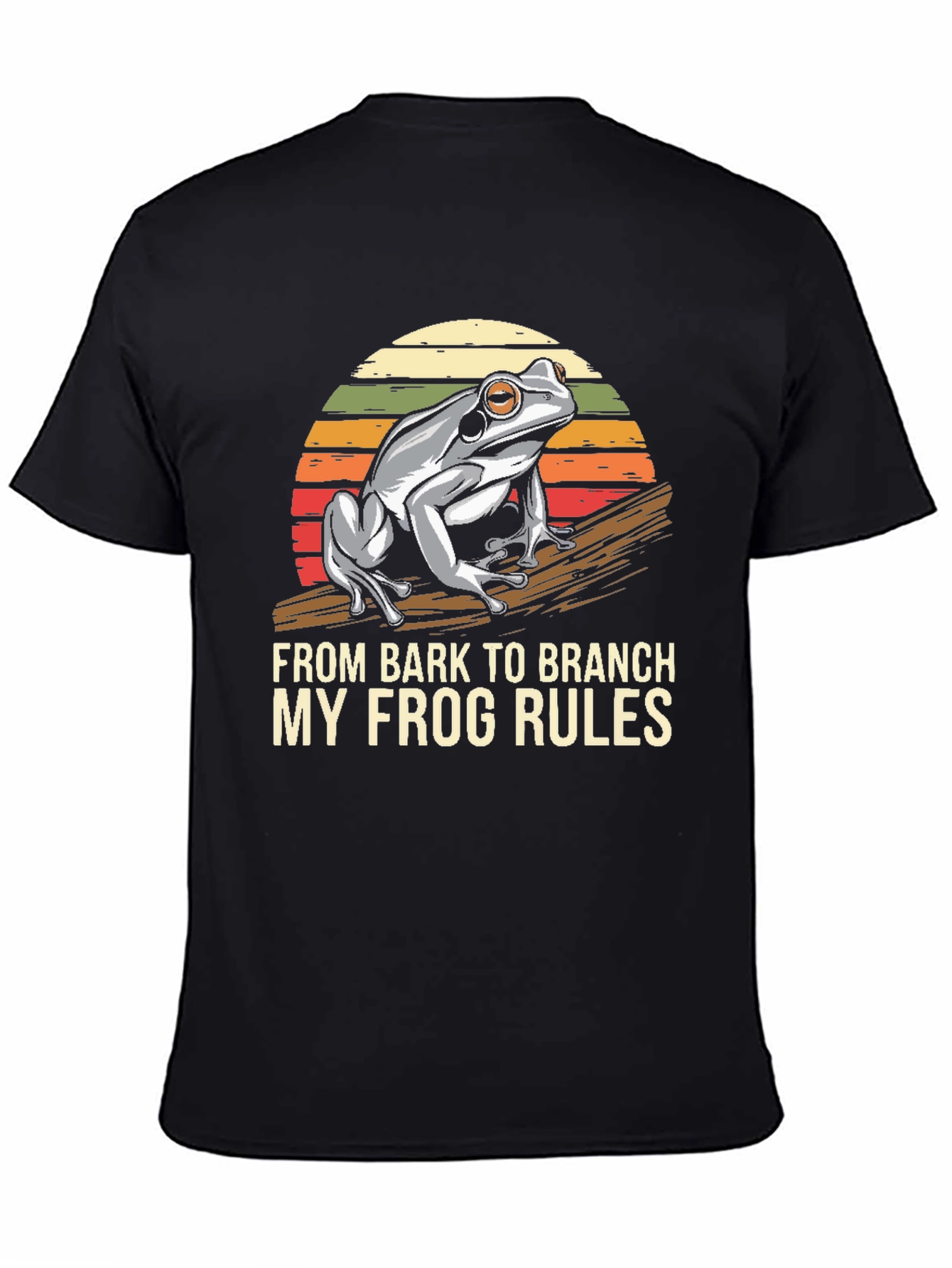 Frog Rules T-Shirt - From Bark to Branch