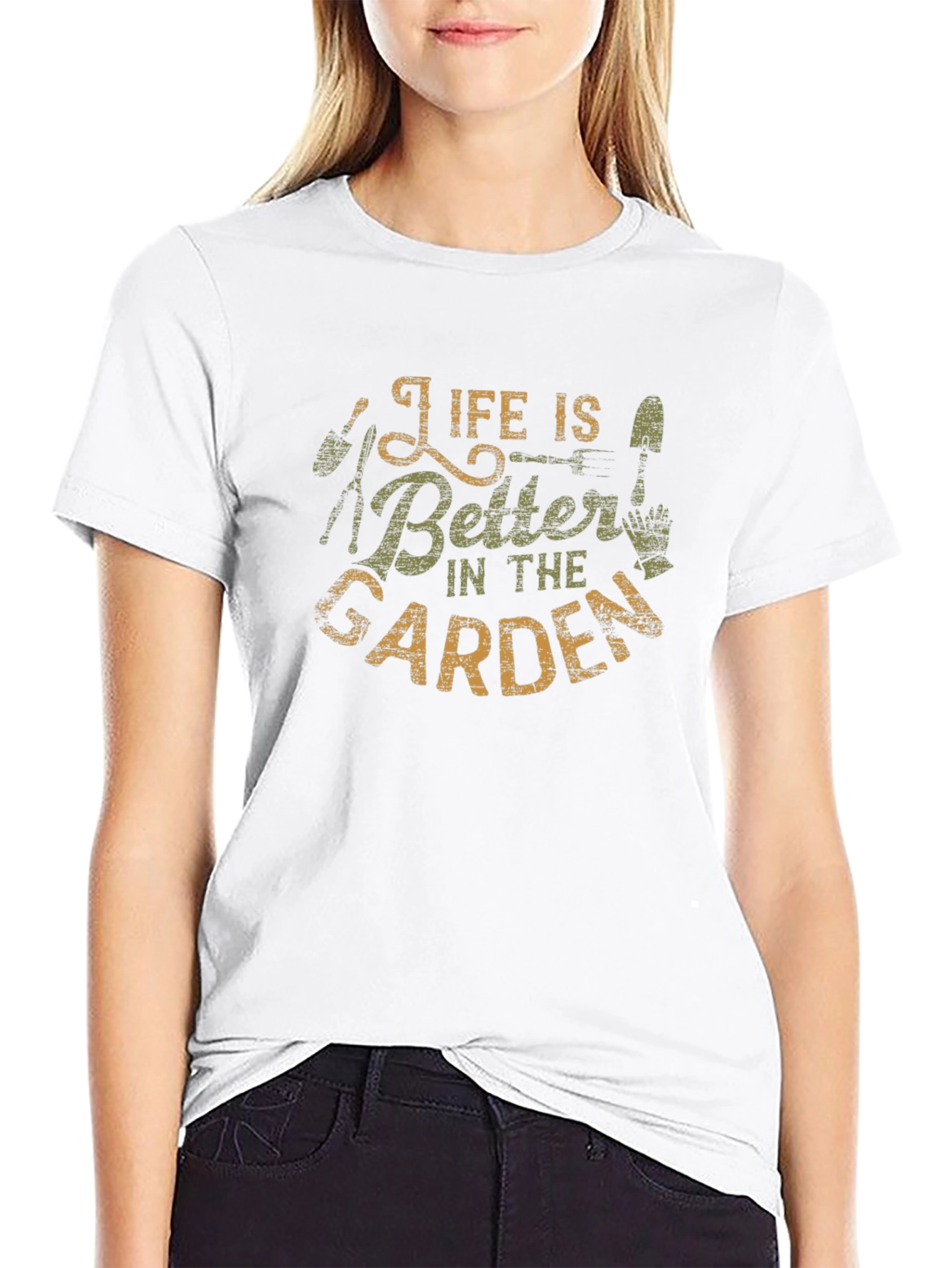 Life Is Better In The Garden Graphic T-Shirt