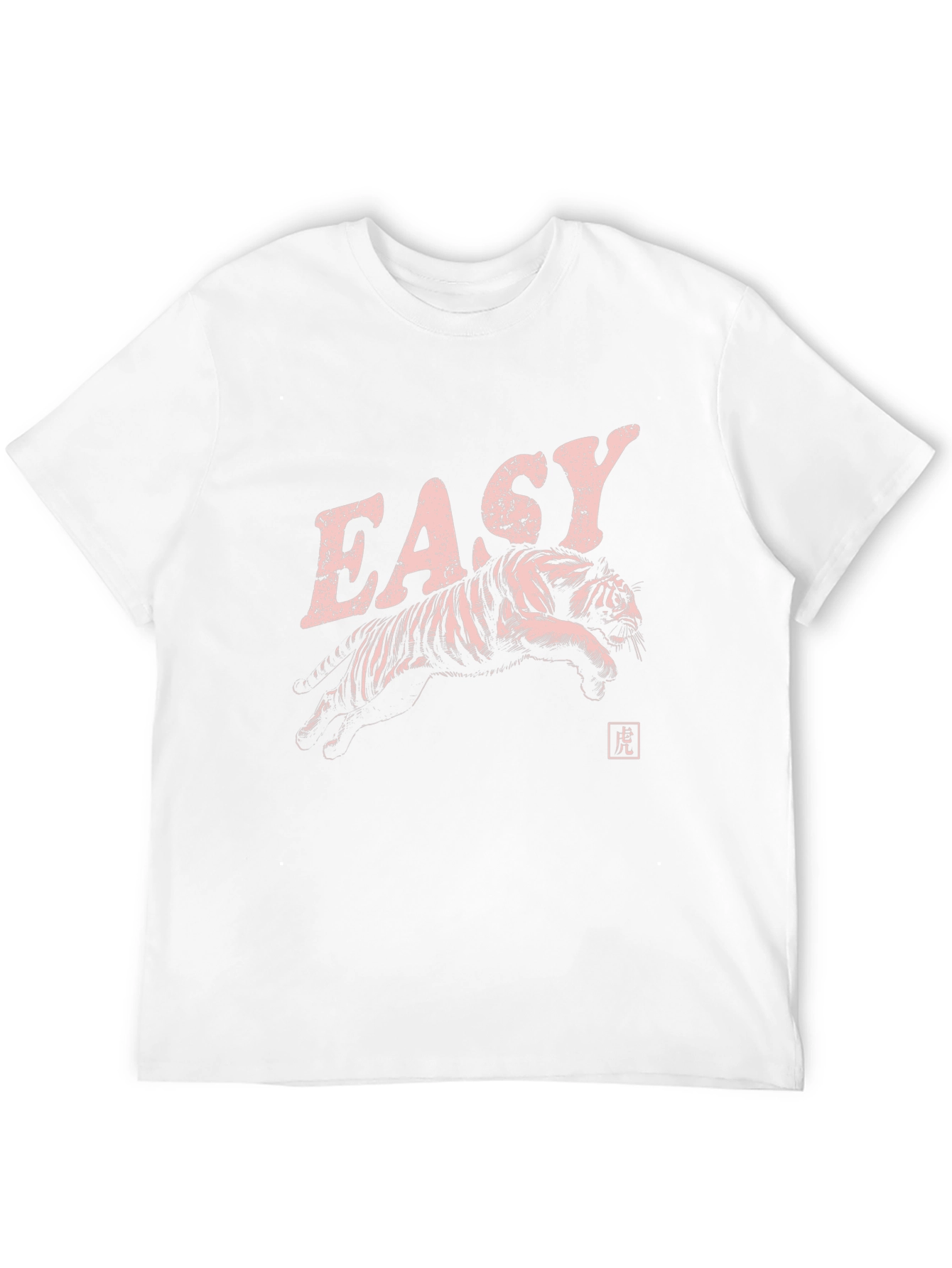 Easy Tiger Graphic Print Black T-Shirt
