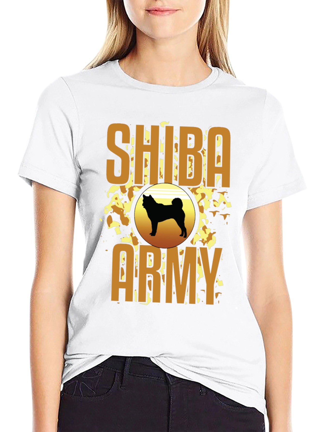 Shiba Army Graphic Tee - Dog Lover T-Shirt