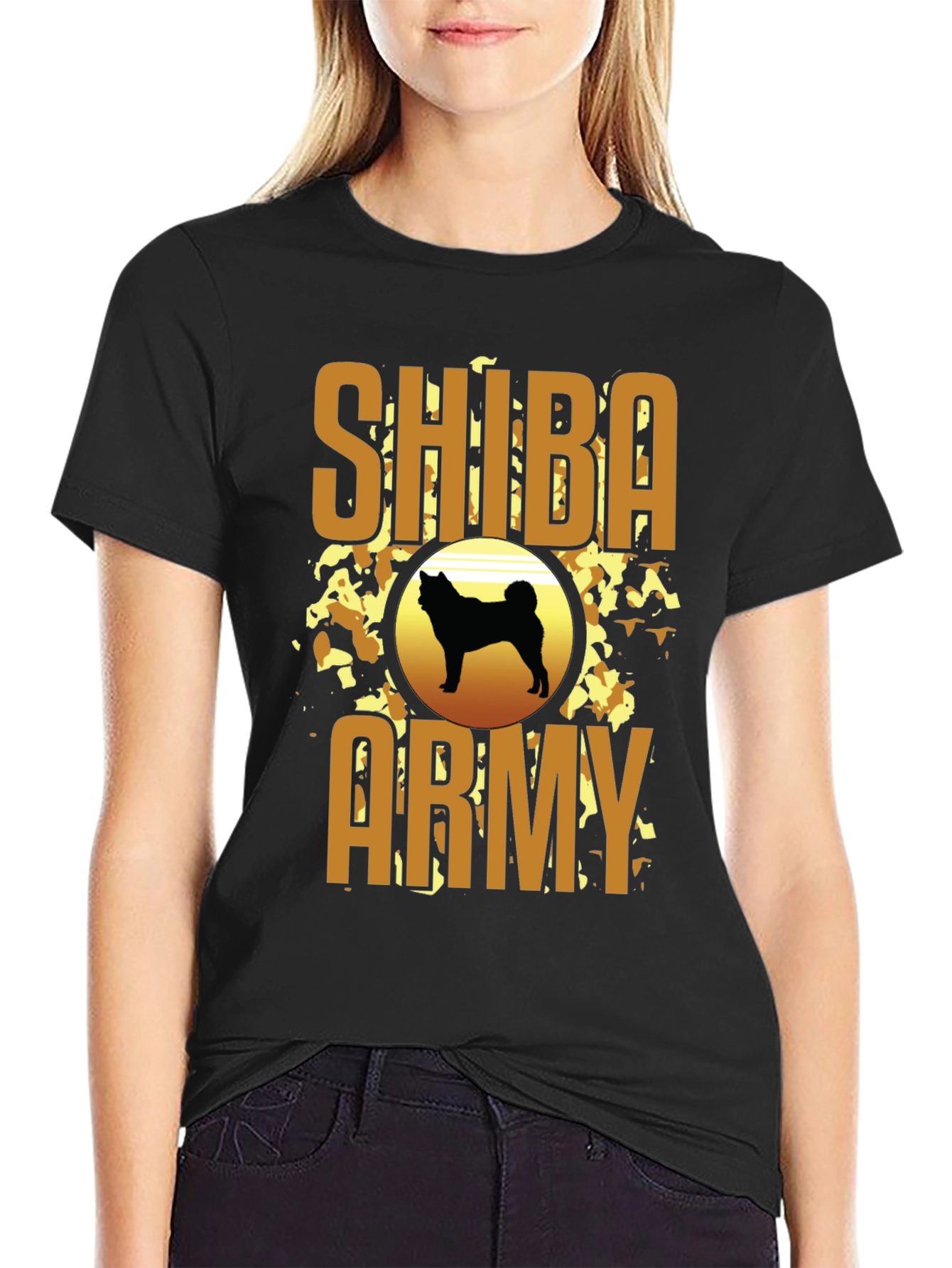 Shiba Army Graphic Tee - Dog Lover T-Shirt