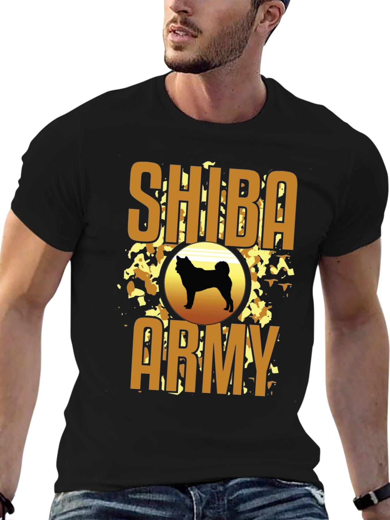 Shiba Army Graphic Tee - Dog Lover T-Shirt