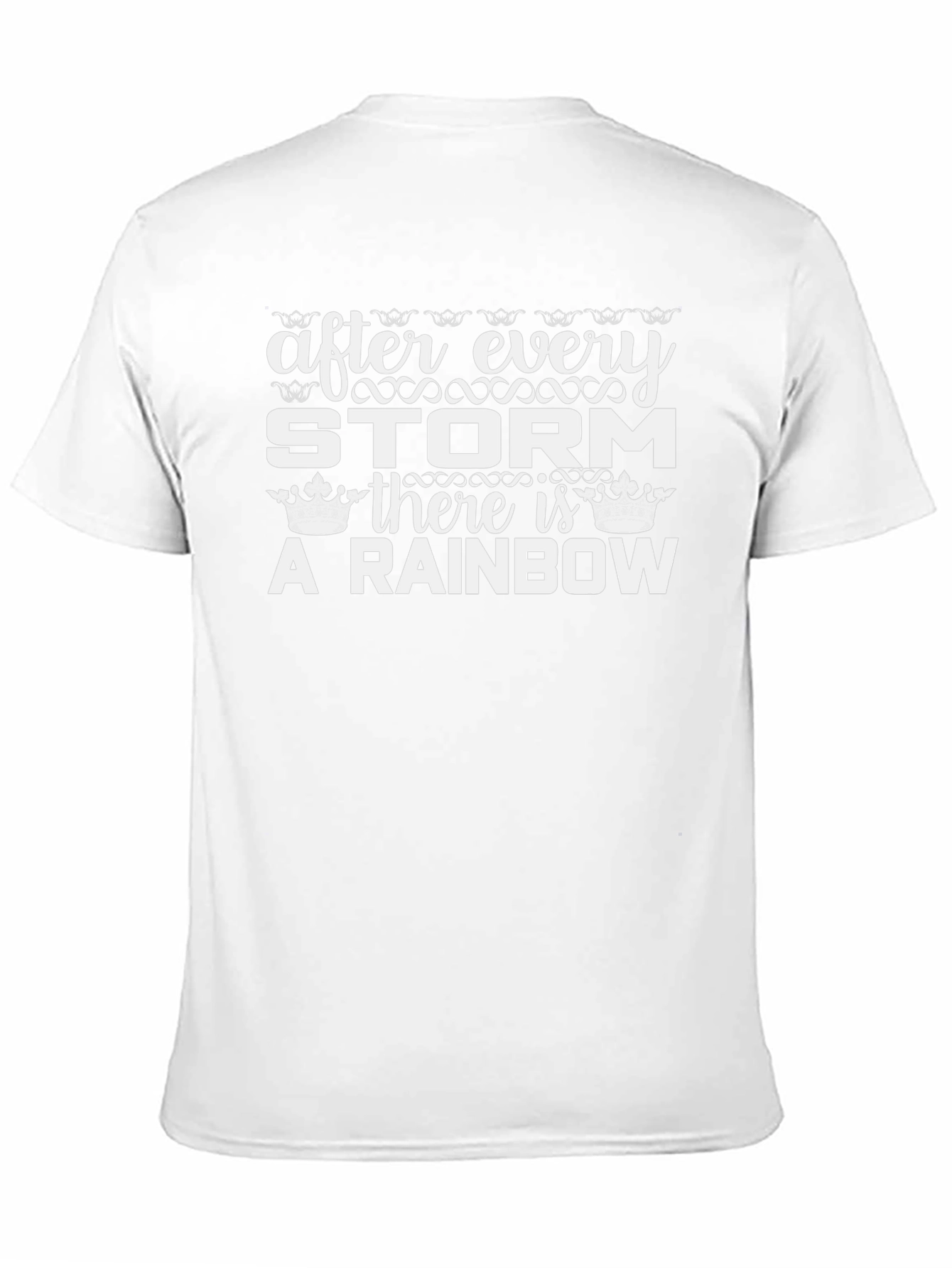 Storm Rainbow Graphic T-Shirt - Inspirational Design