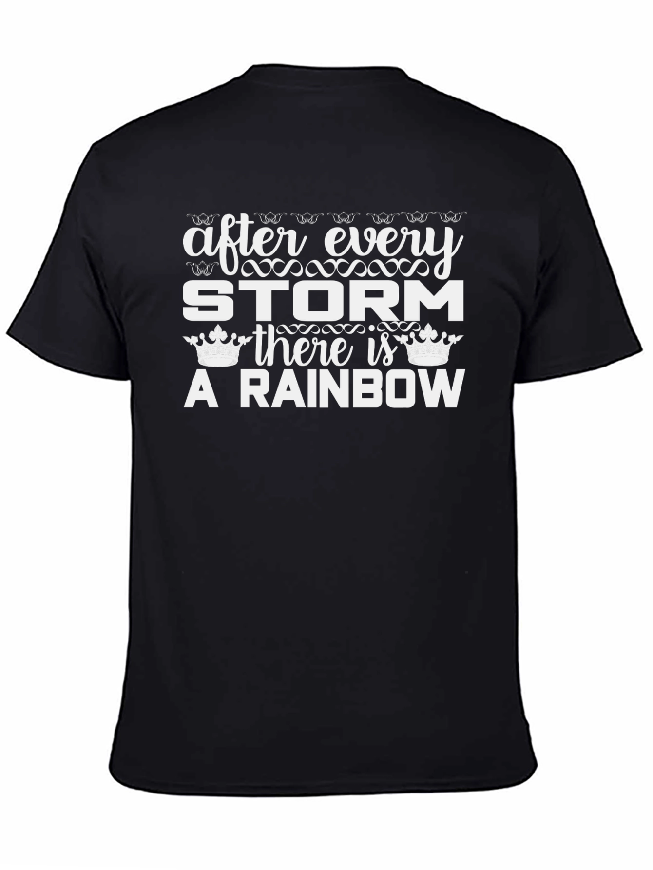 Storm Rainbow Graphic T-Shirt - Inspirational Design