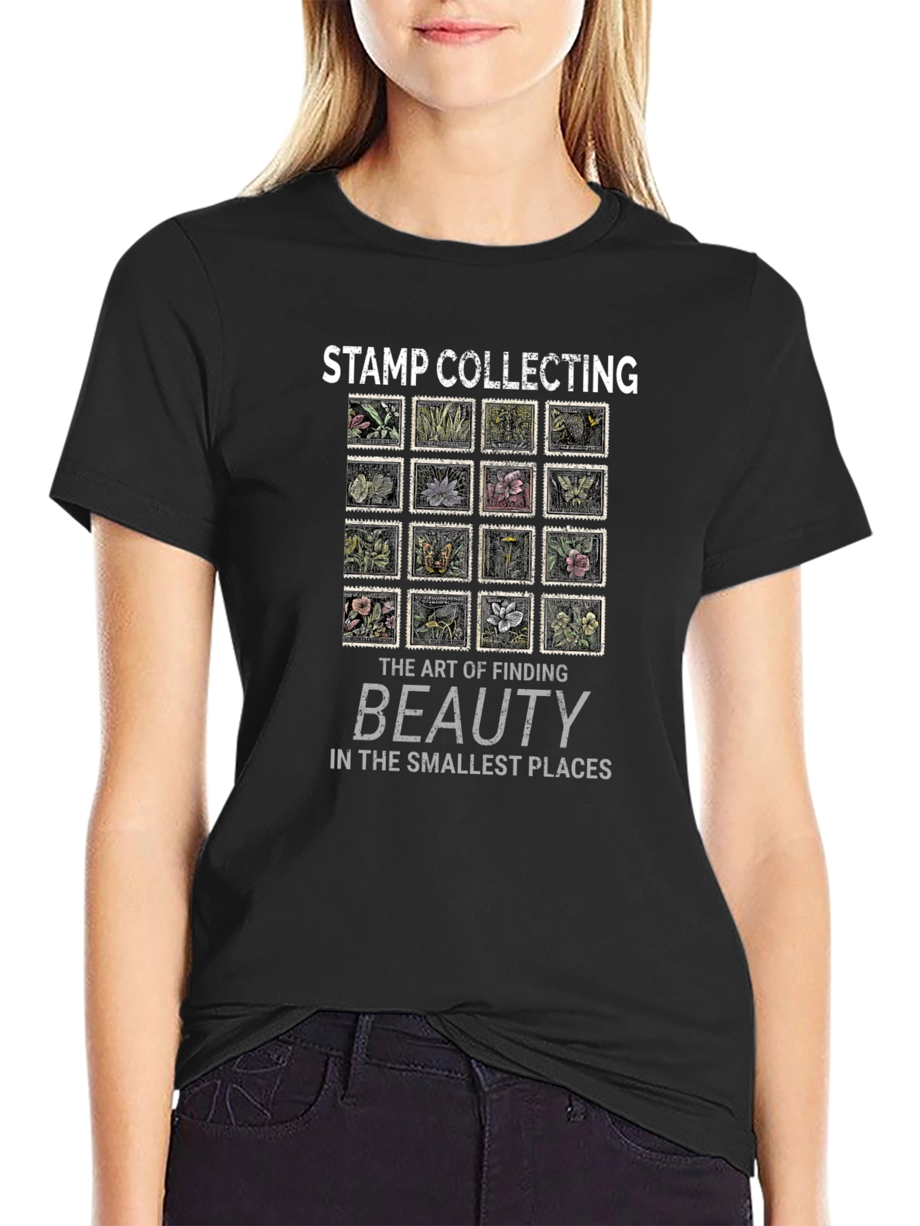 Stamp Collecting Beauty T-Shirt