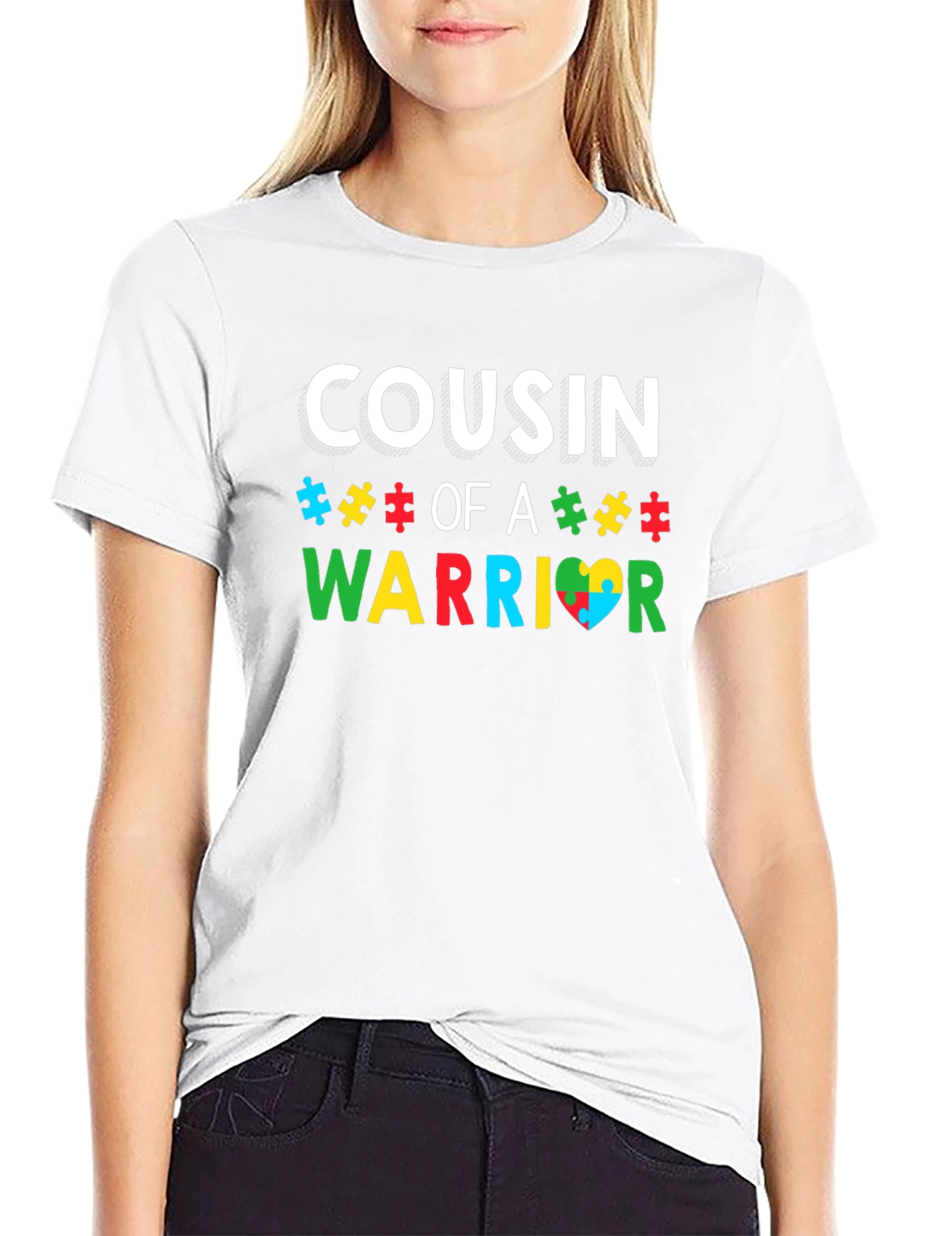 Cousin of A Warrior Autism Awareness T-Shirt
