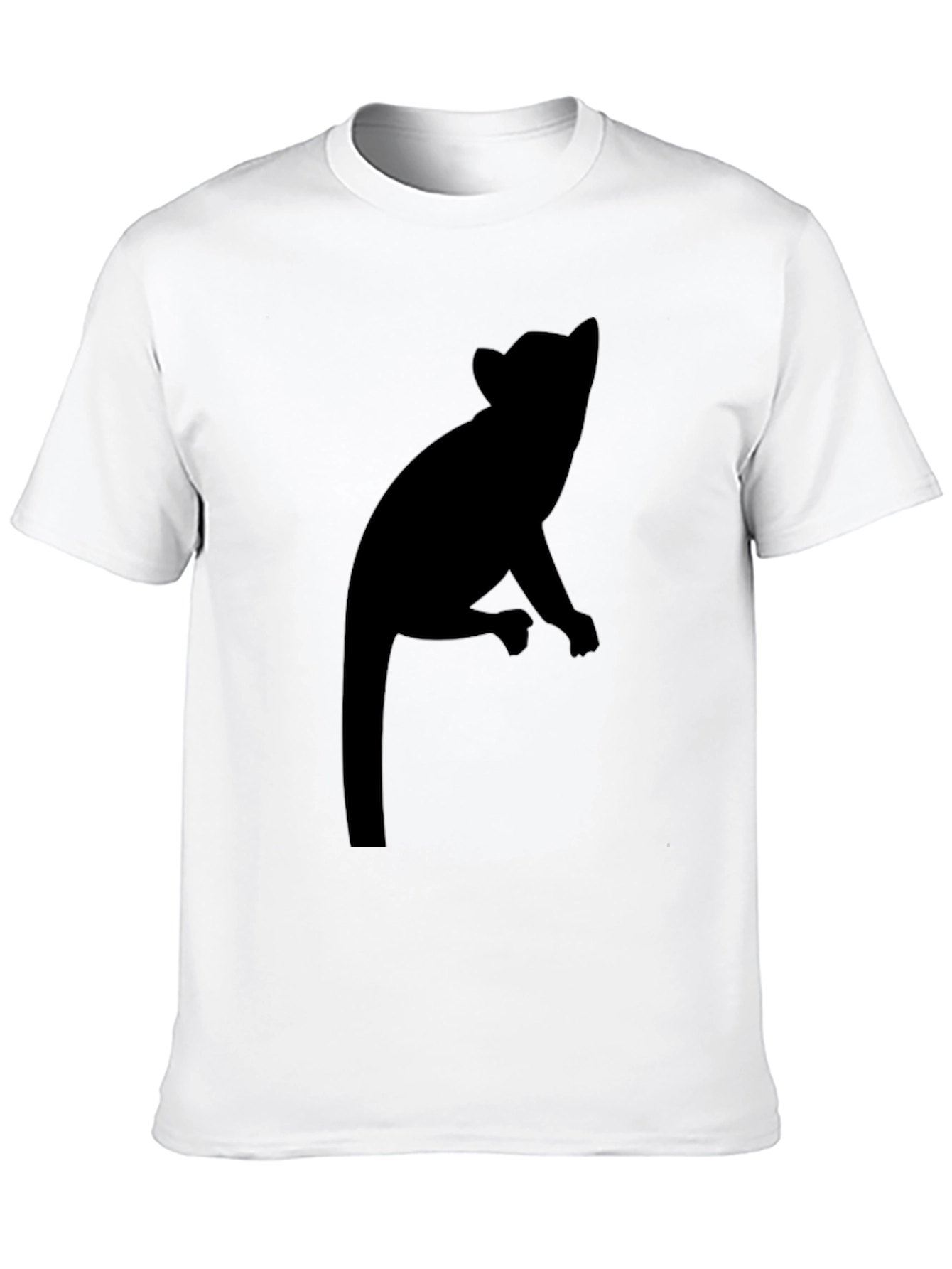 Silhouette Opossum Black Graphic Tee