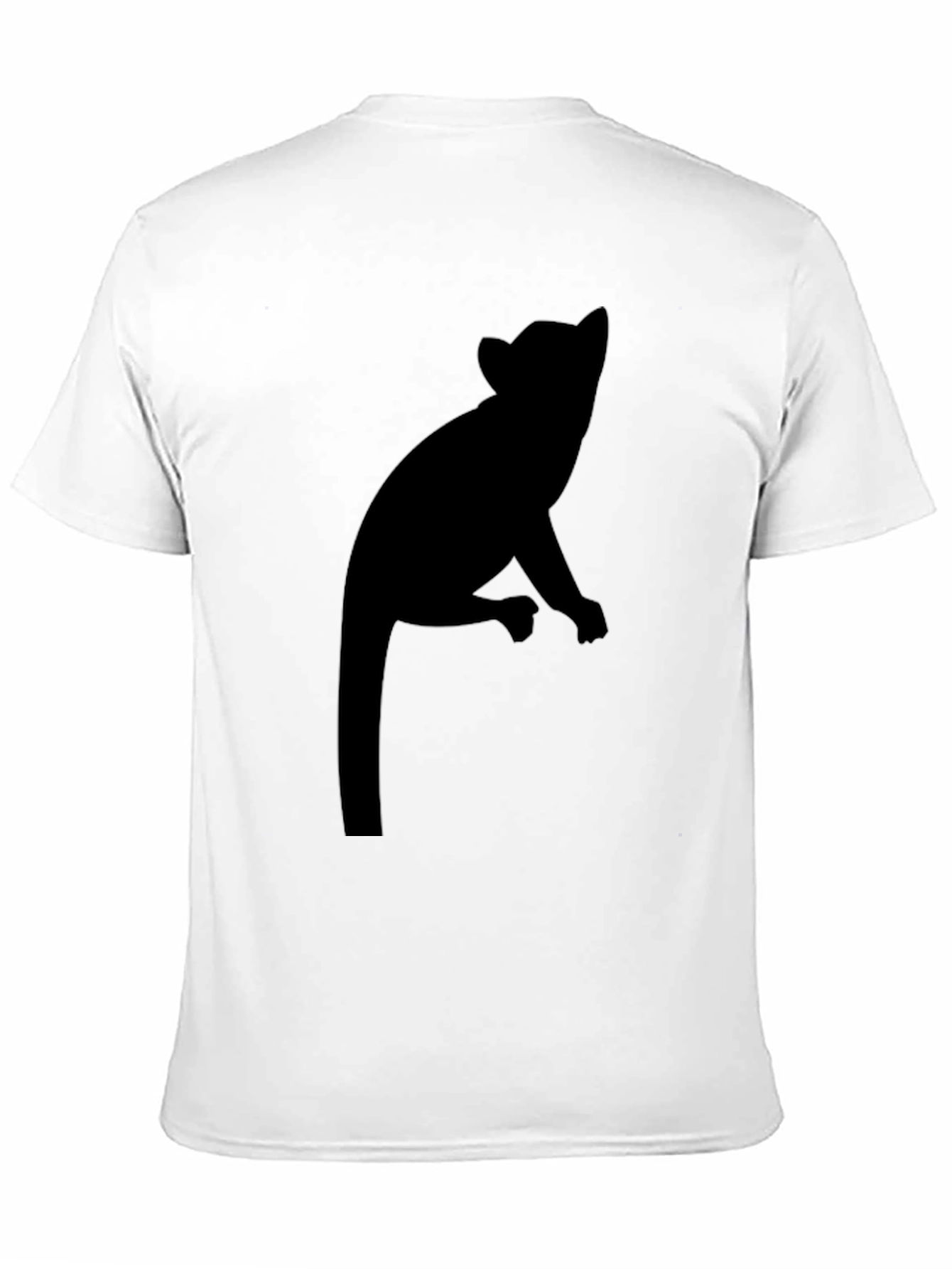 Silhouette Opossum Black Graphic Tee