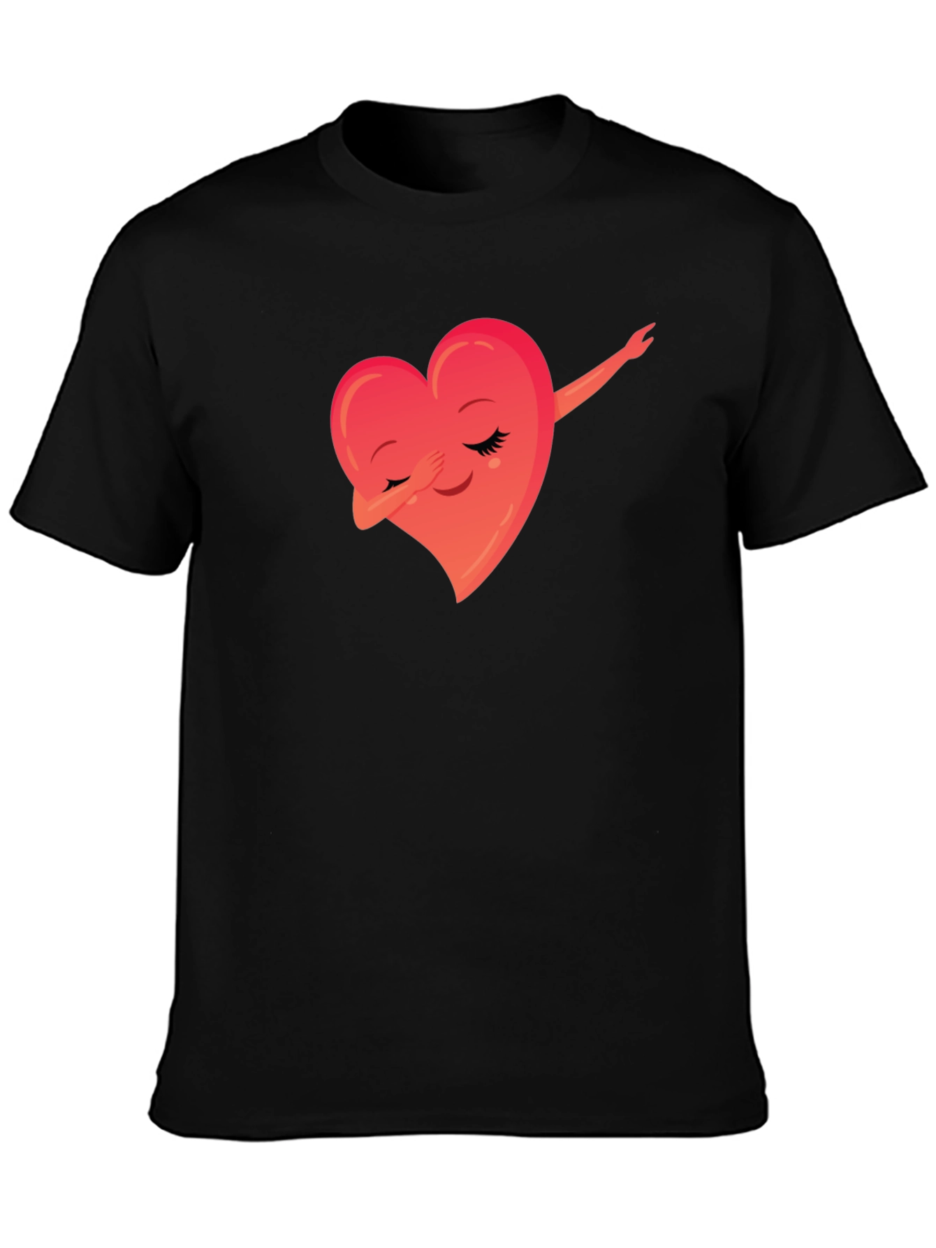 Dabbing Heart Graphic Tee - Soft & Stylish