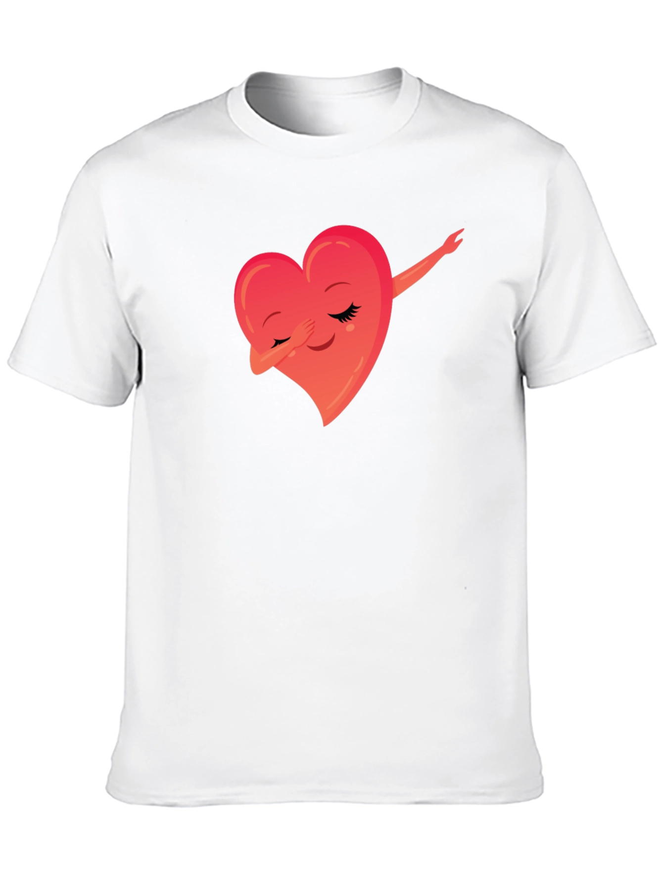 Dabbing Heart Graphic Tee - Soft & Stylish
