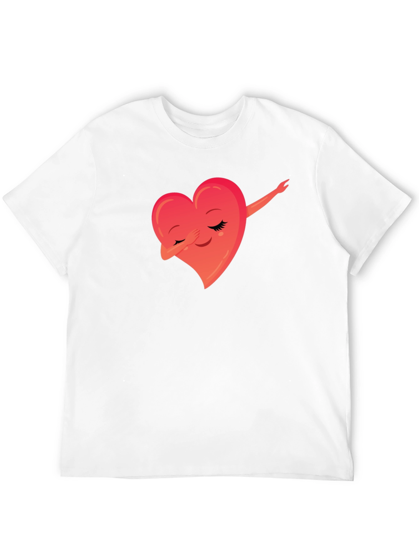 Dabbing Heart Graphic Tee - Soft & Stylish