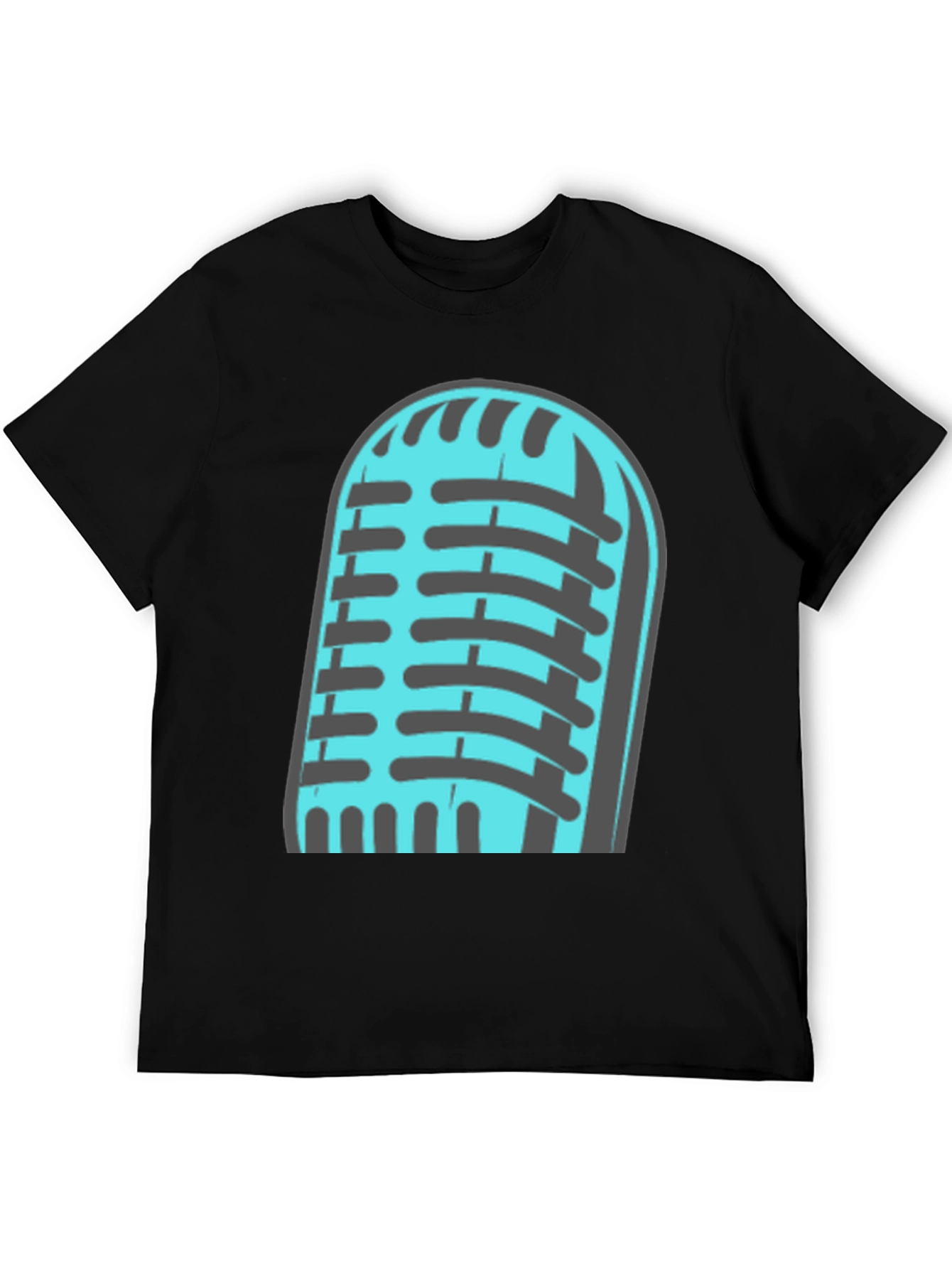 Retro Microphone Graphic T-Shirt