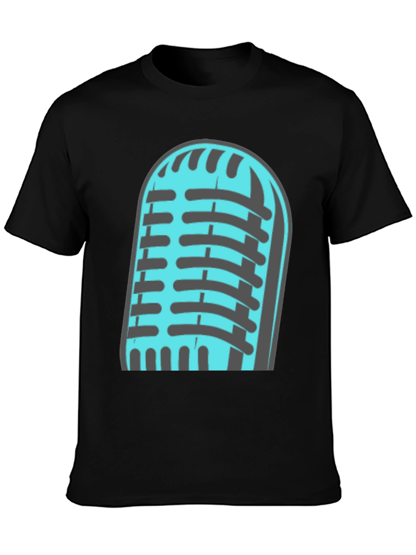 Retro Microphone Graphic T-Shirt