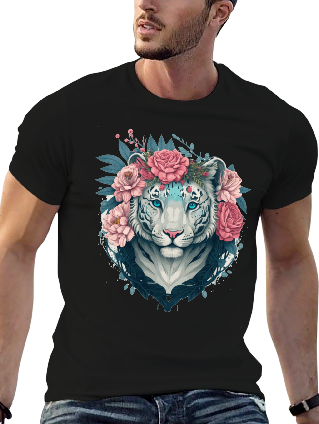 Floral Tiger Graphic Tee