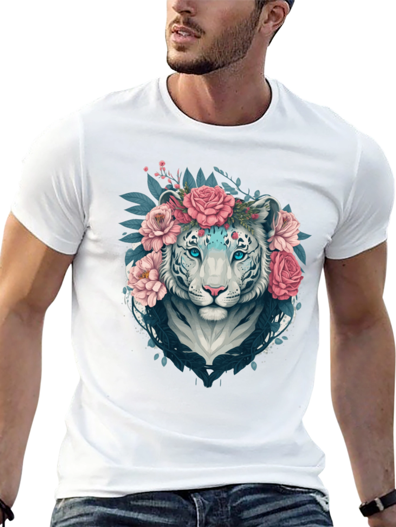 Floral Tiger Graphic Tee
