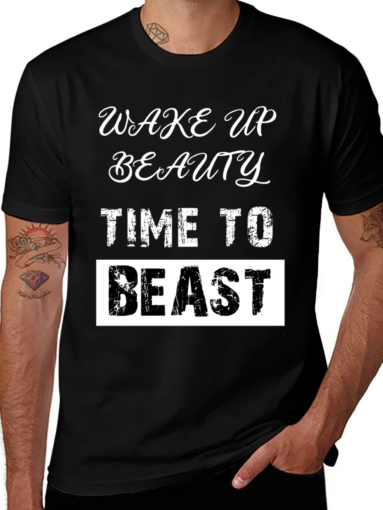 Wake Up Beauty Beast Mode T-Shirt
