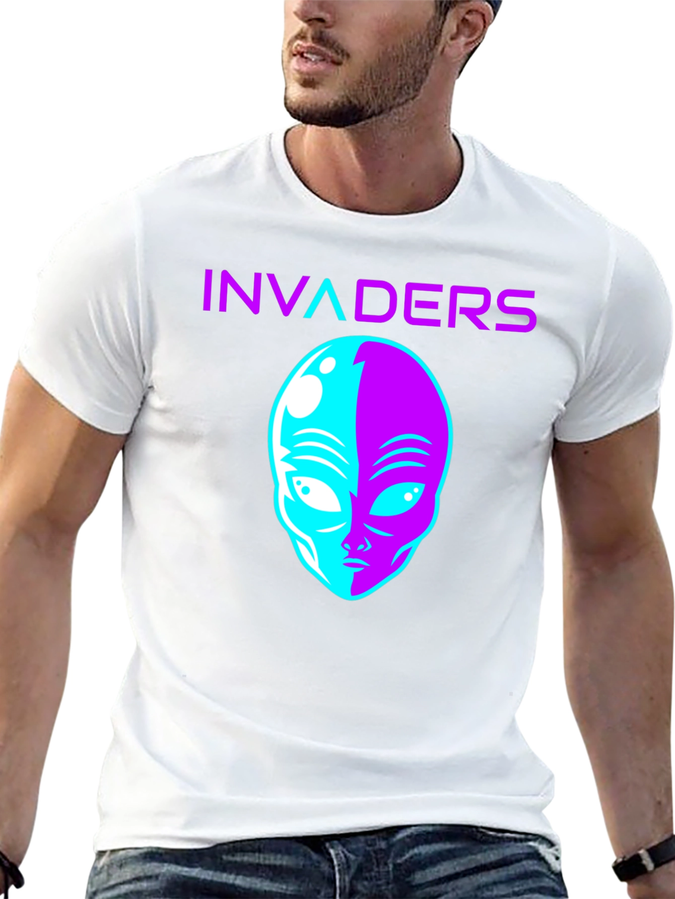 Invaders Alien Graphic T-Shirt