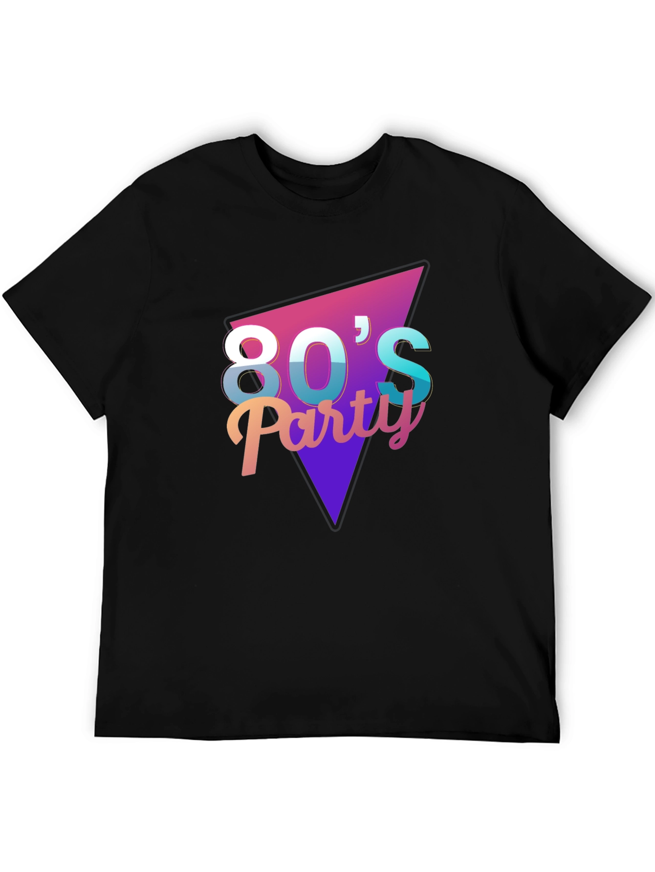 80s Party Graphic Tee - Retro Style