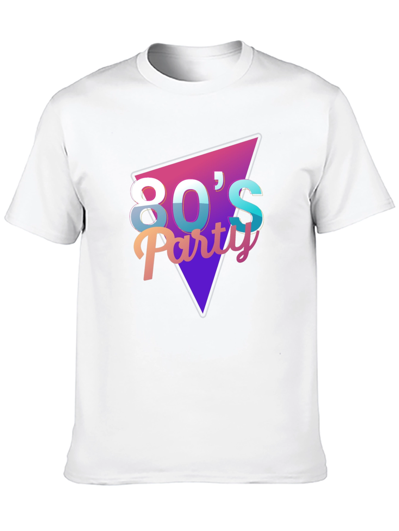 80s Party Graphic Tee - Retro Style