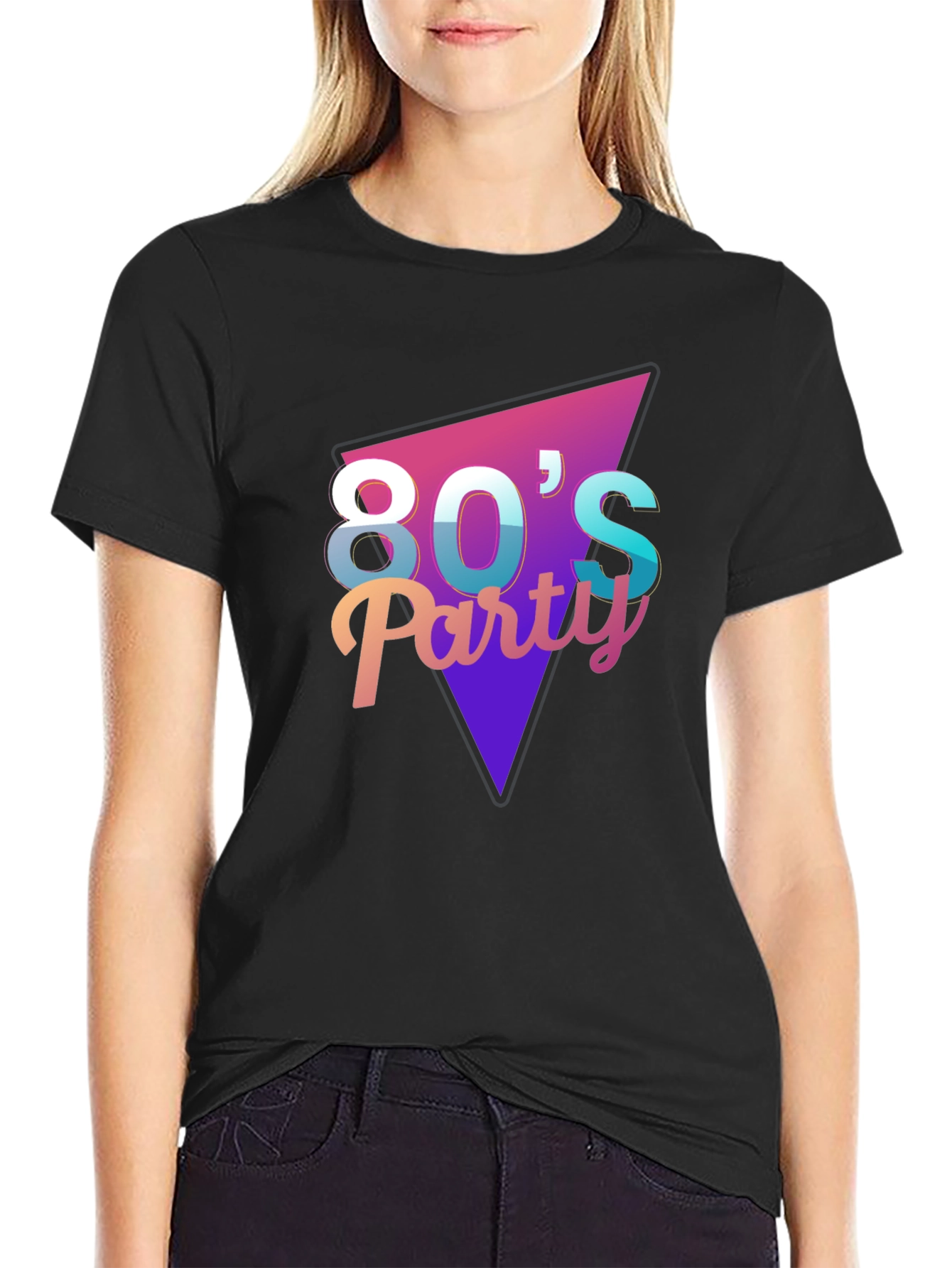 80s Party Graphic Tee - Retro Style