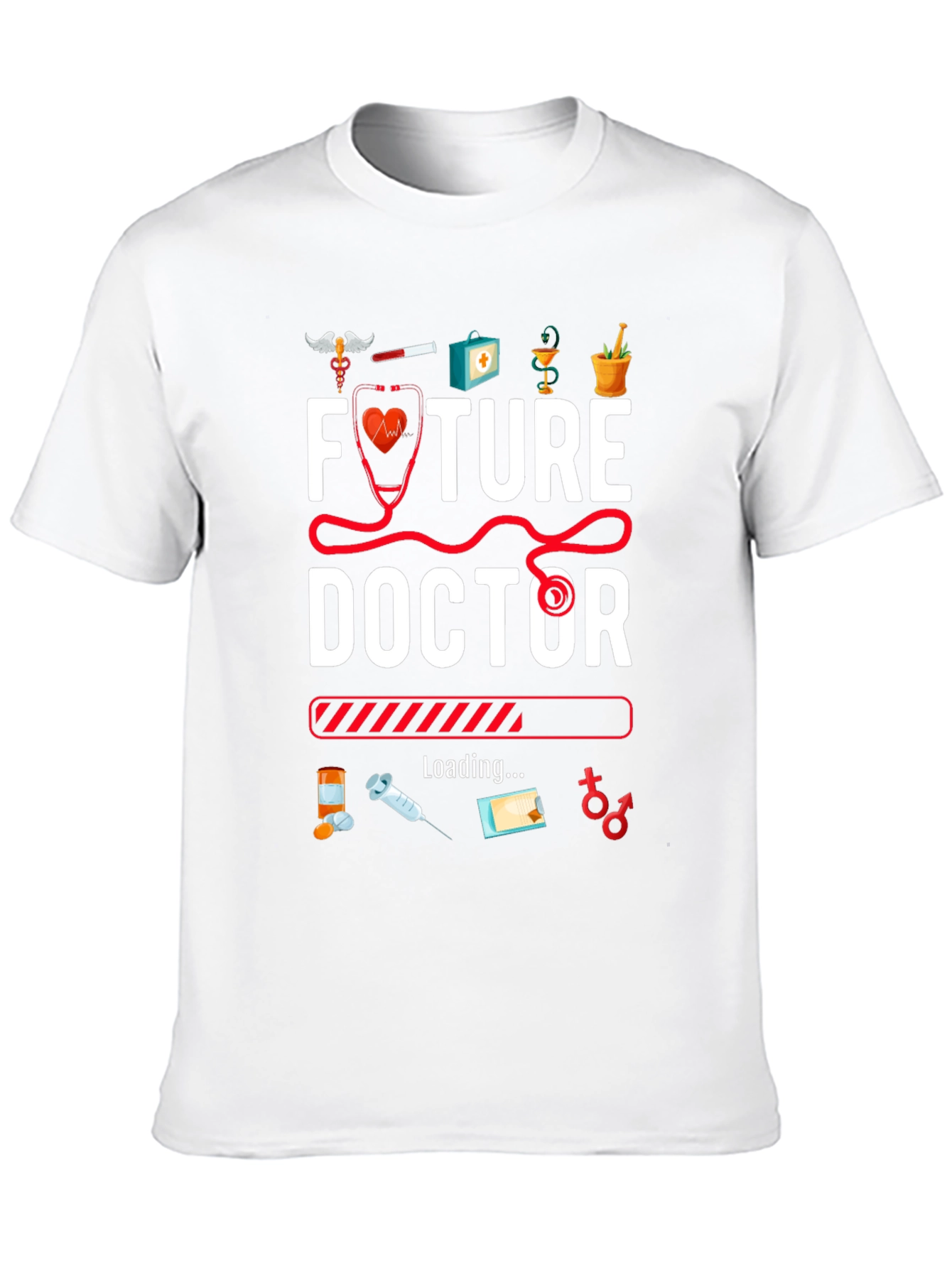 Future Doctor Loading Graphic T-Shirt