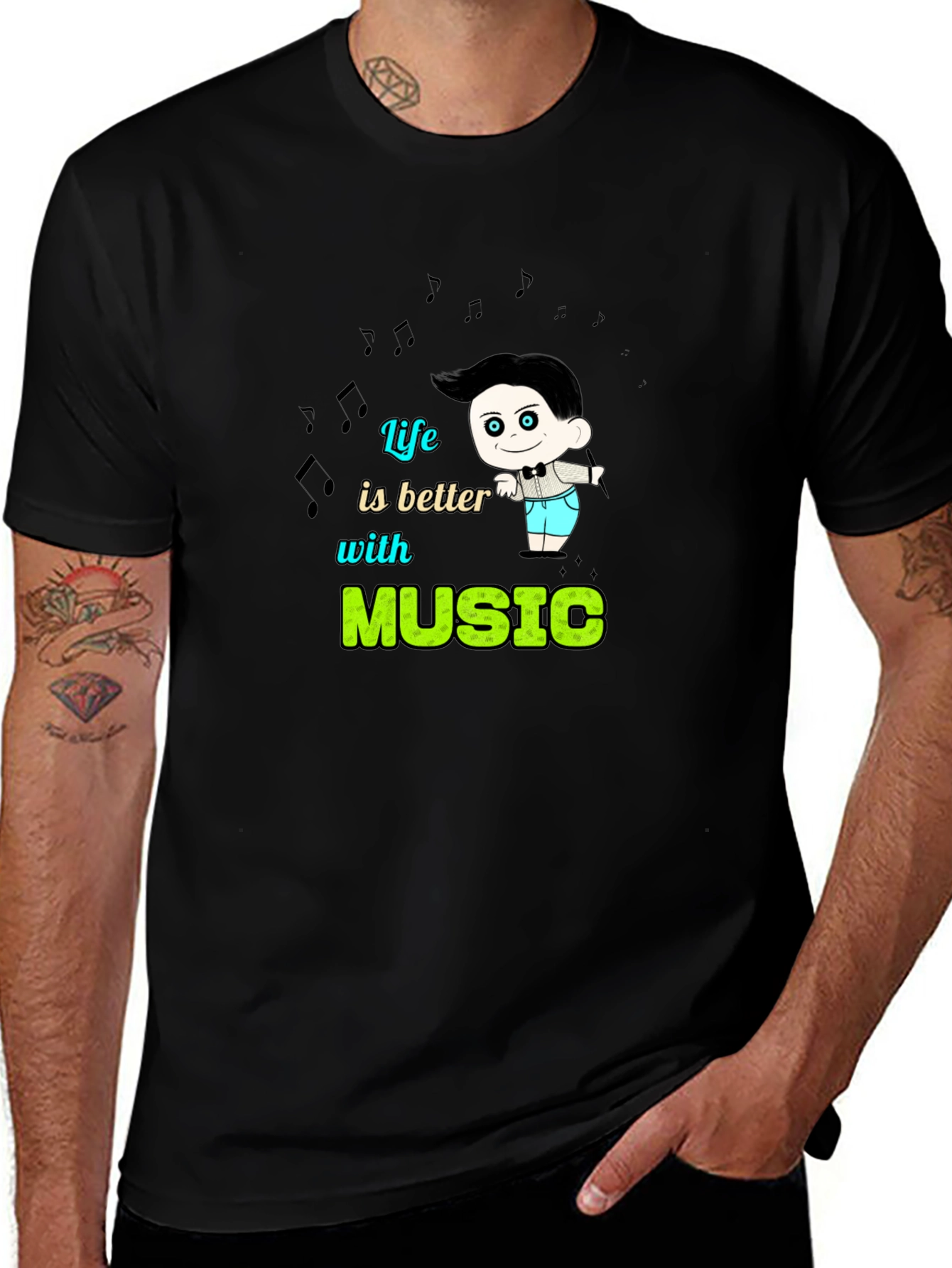 Life is Better with Music Graphic Tee