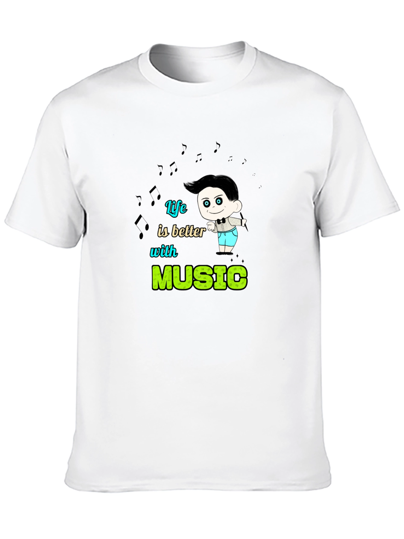 Life is Better with Music Graphic Tee