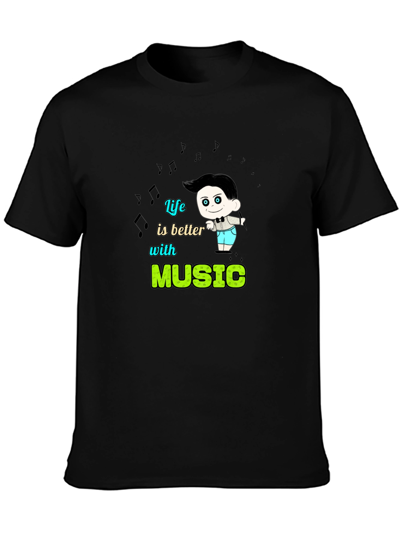 Life is Better with Music Graphic Tee
