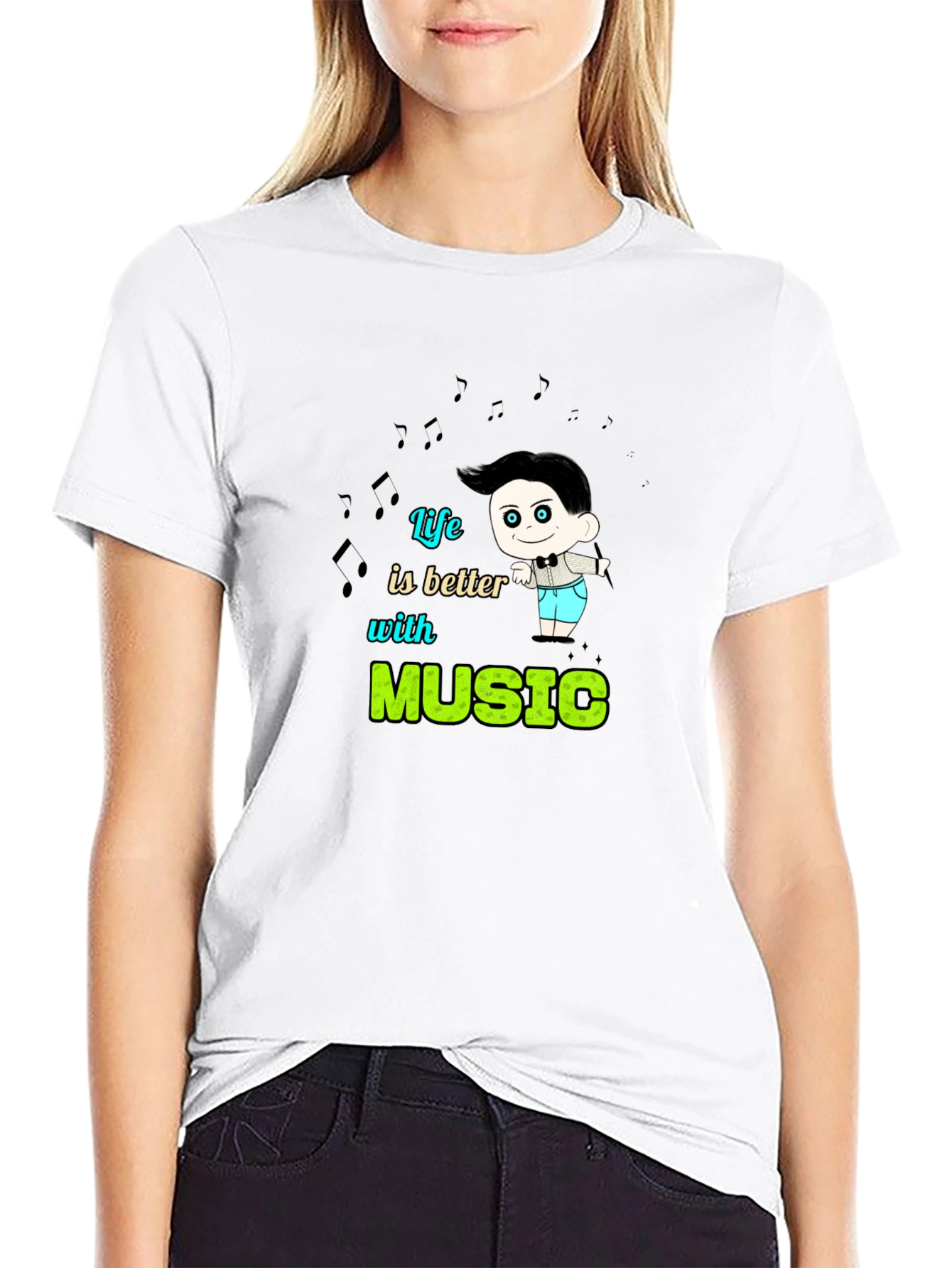 Life is Better with Music Graphic Tee