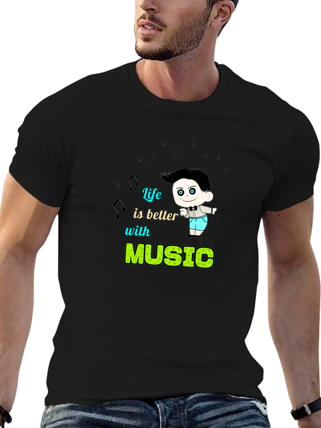 Life is Better with Music Graphic Tee