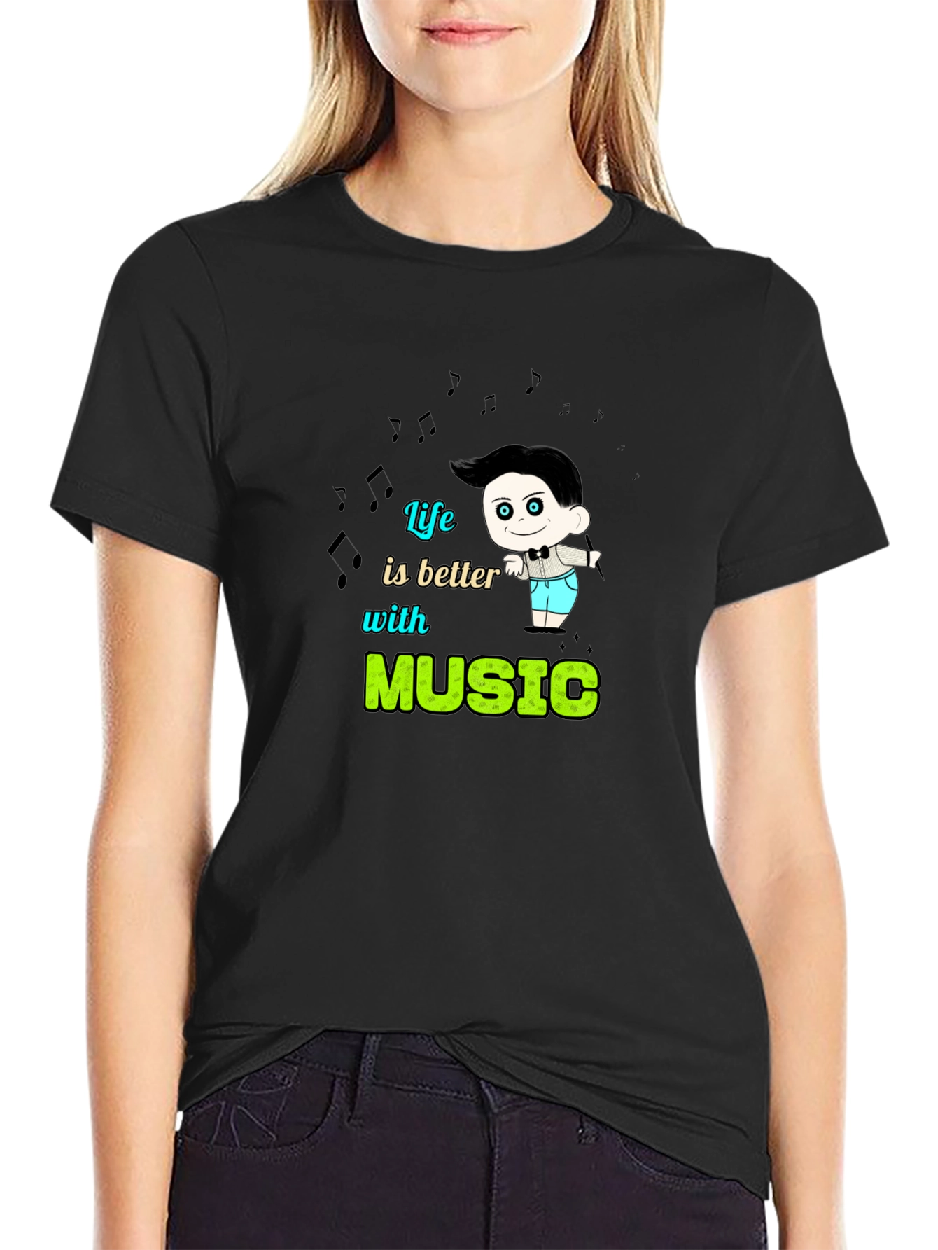 Life is Better with Music Graphic Tee