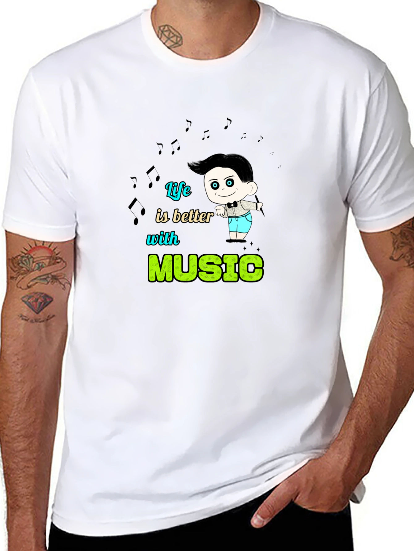 Life is Better with Music Graphic Tee