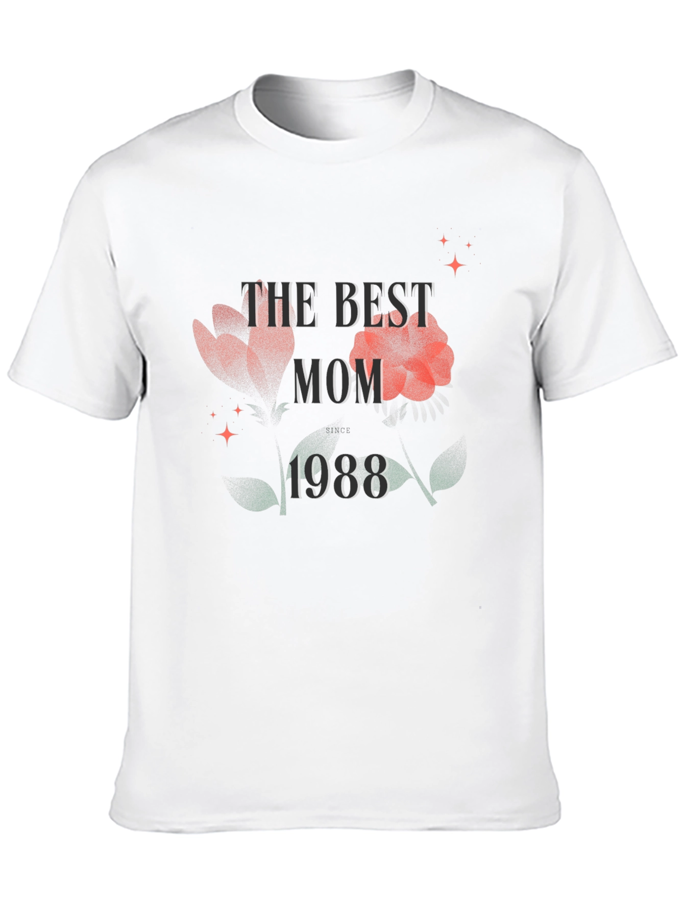Best Mom Since 1988 Graphic Tee - Black