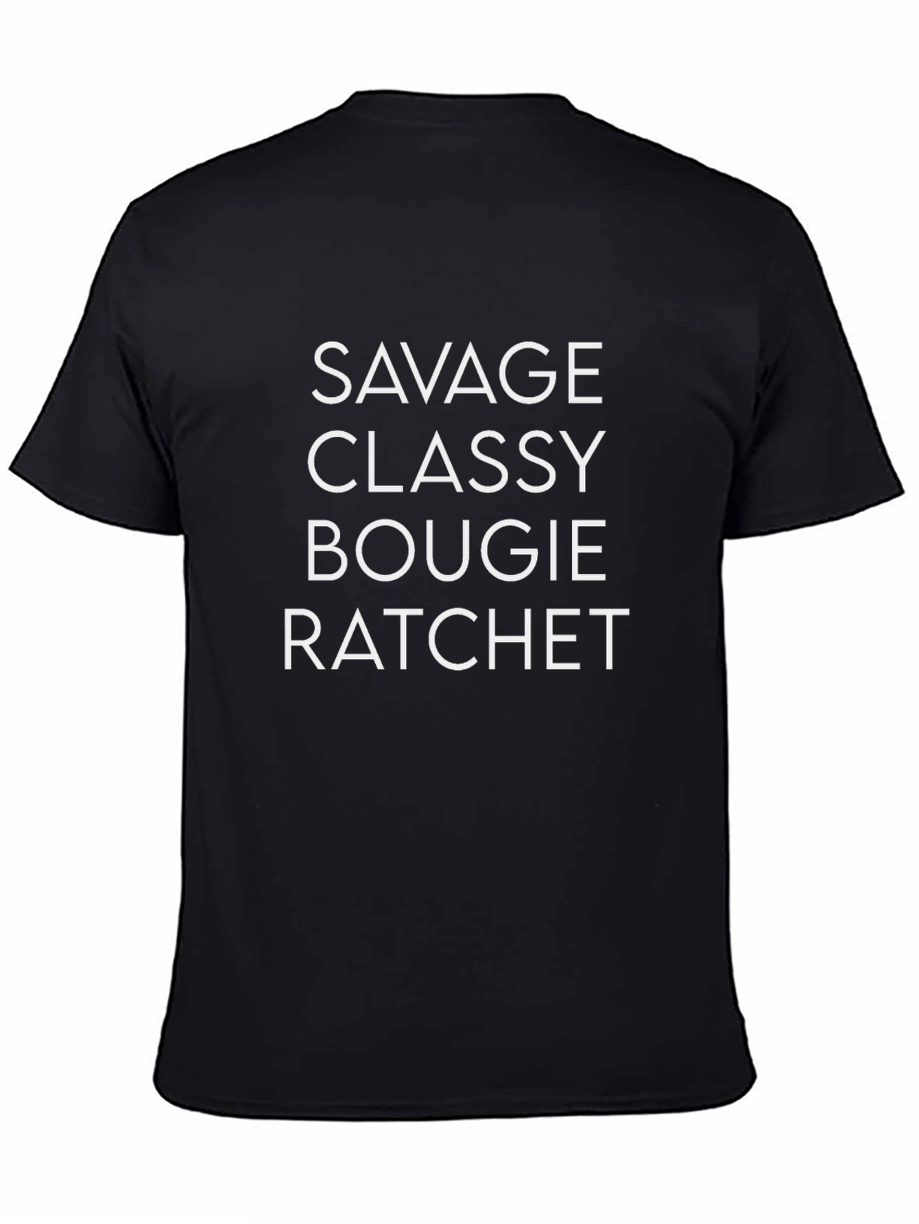 Savage Classy Bougie Ratchet Graphic Tee - Black