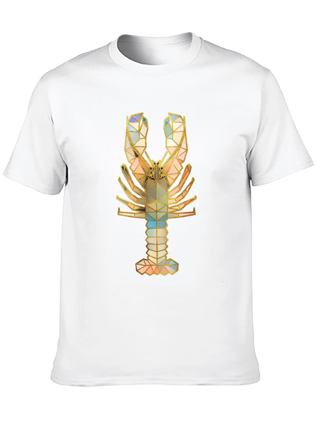 Geometric Lobster Graphic Tee