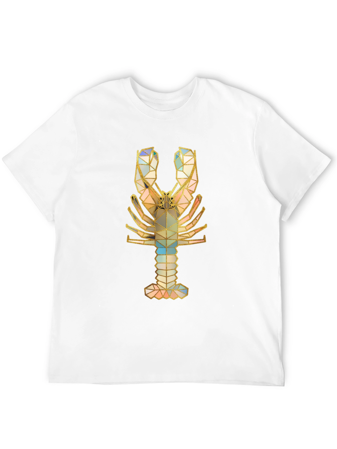 Geometric Lobster Graphic Tee
