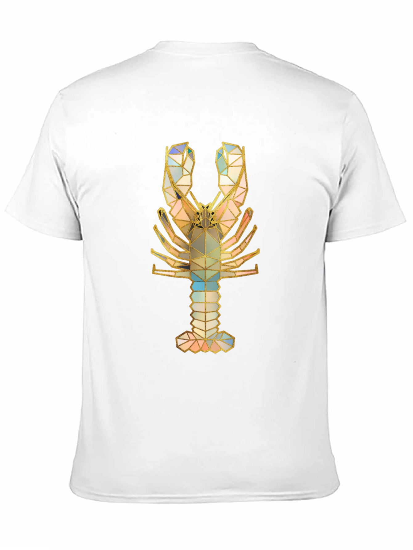 Geometric Lobster Graphic Tee