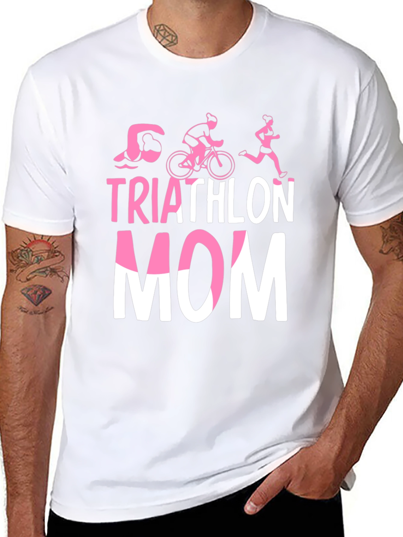 Triathlon Mom T-Shirt - Sporty Womens Tee