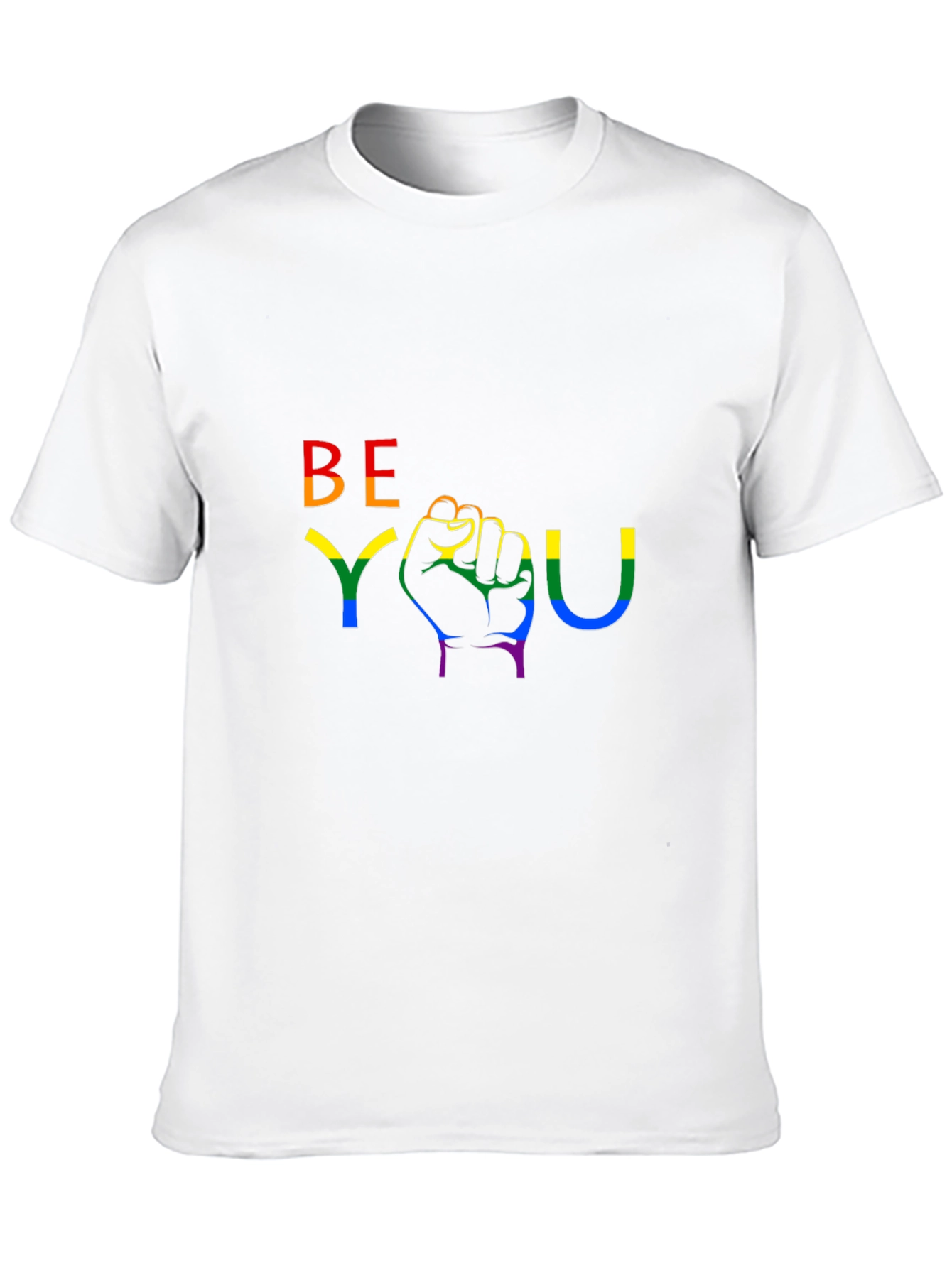 Be You Rainbow Graphic Tee