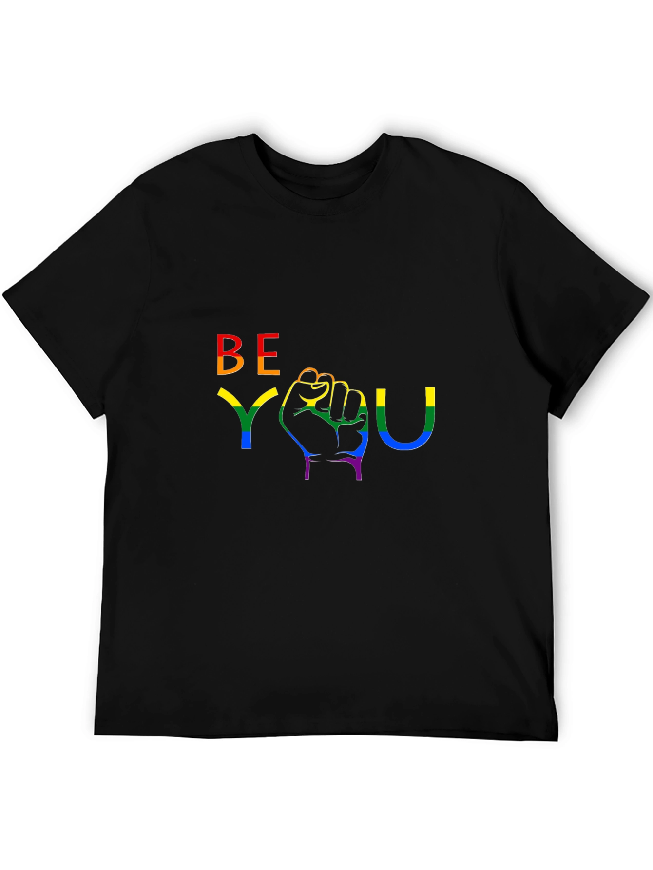 Be You Rainbow Graphic Tee