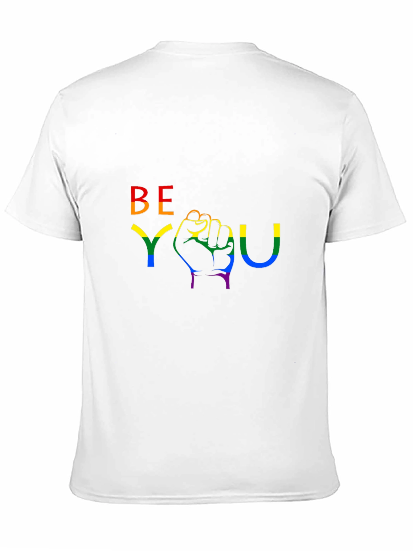 Be You Rainbow Graphic Tee
