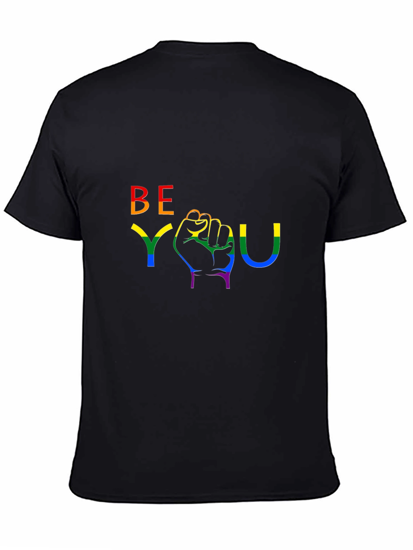 Be You Rainbow Graphic Tee