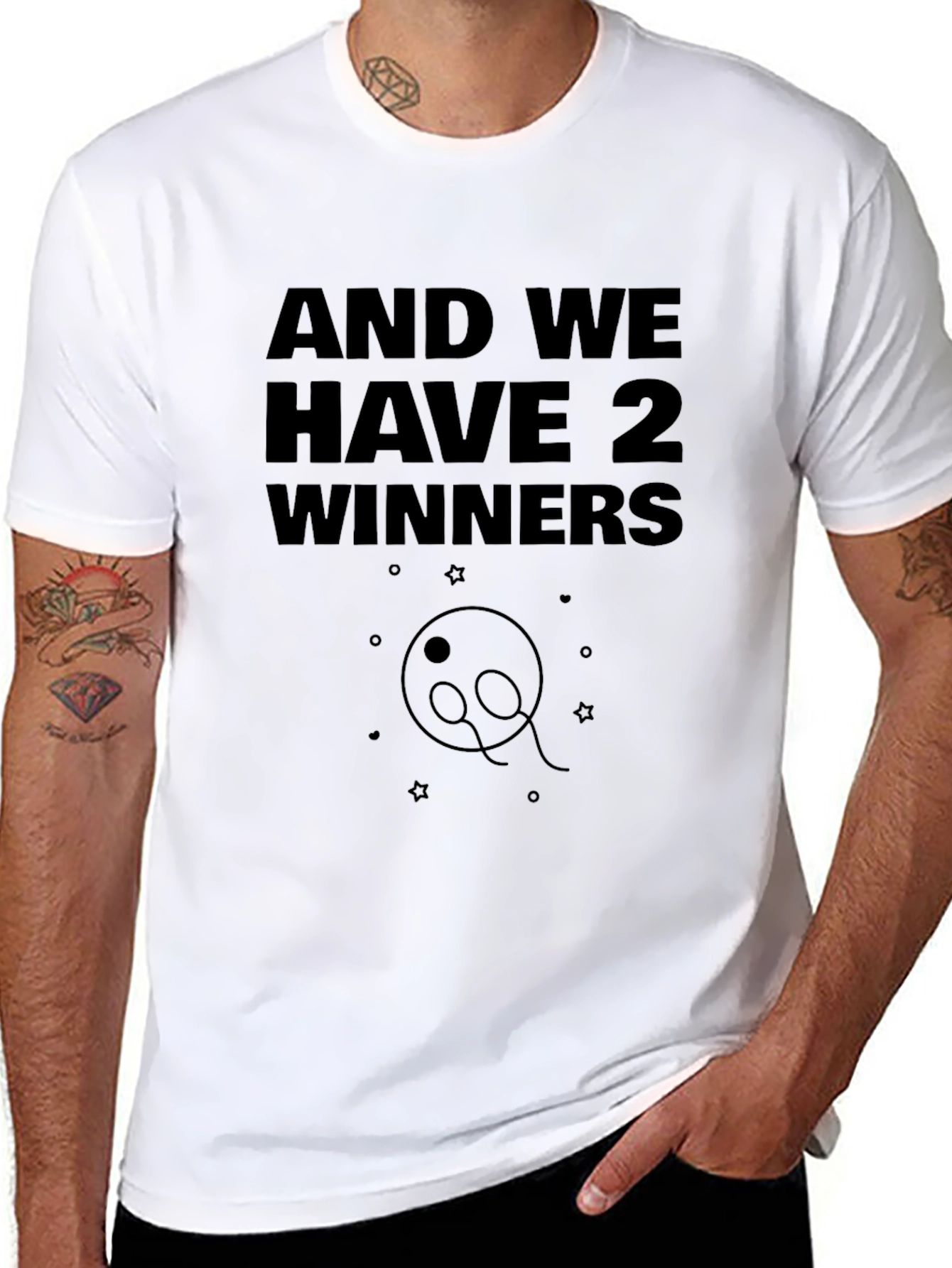 And We Have 2 Winners Graphic Tee