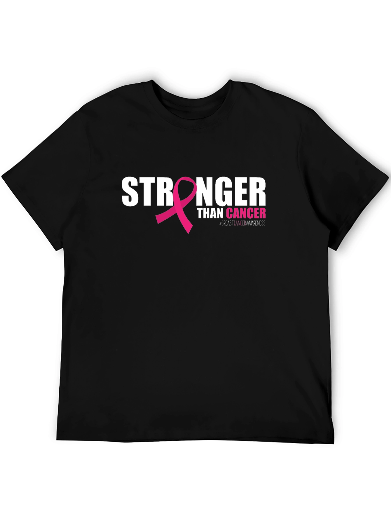 Stronger Than Cancer Awareness Ribbon T-Shirt