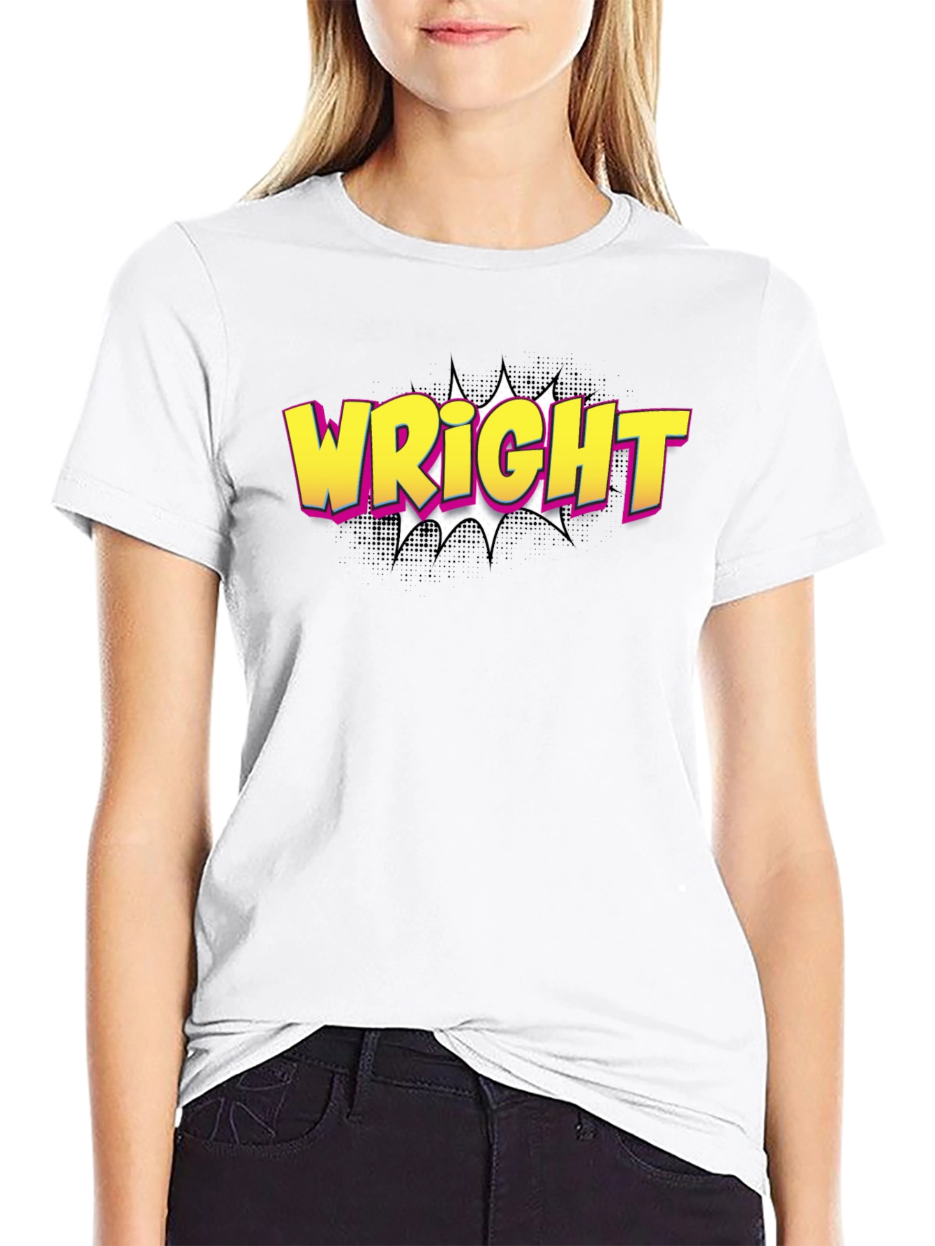 Wright Comic Book Style T-Shirt