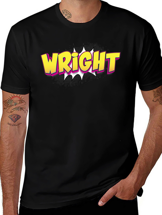 Wright Comic Book Style T-Shirt