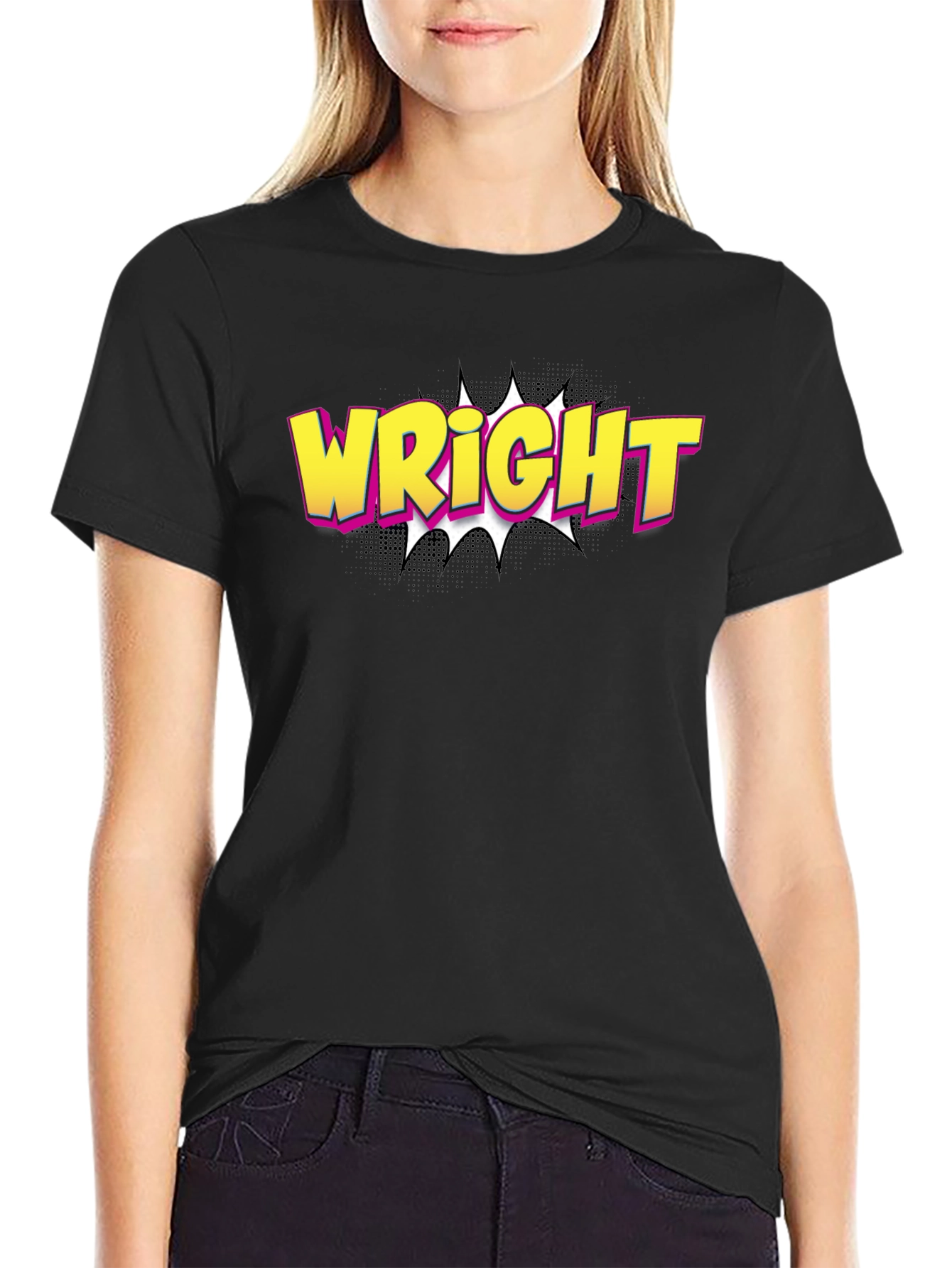 Wright Comic Book Style T-Shirt