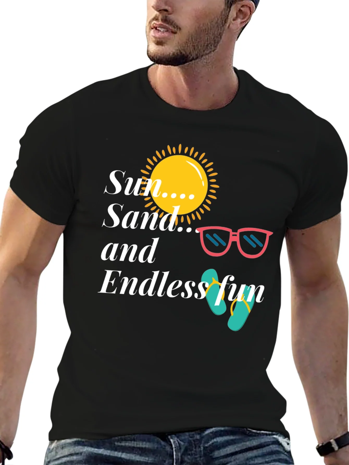 Sun Sand Endless Fun Graphic Tee