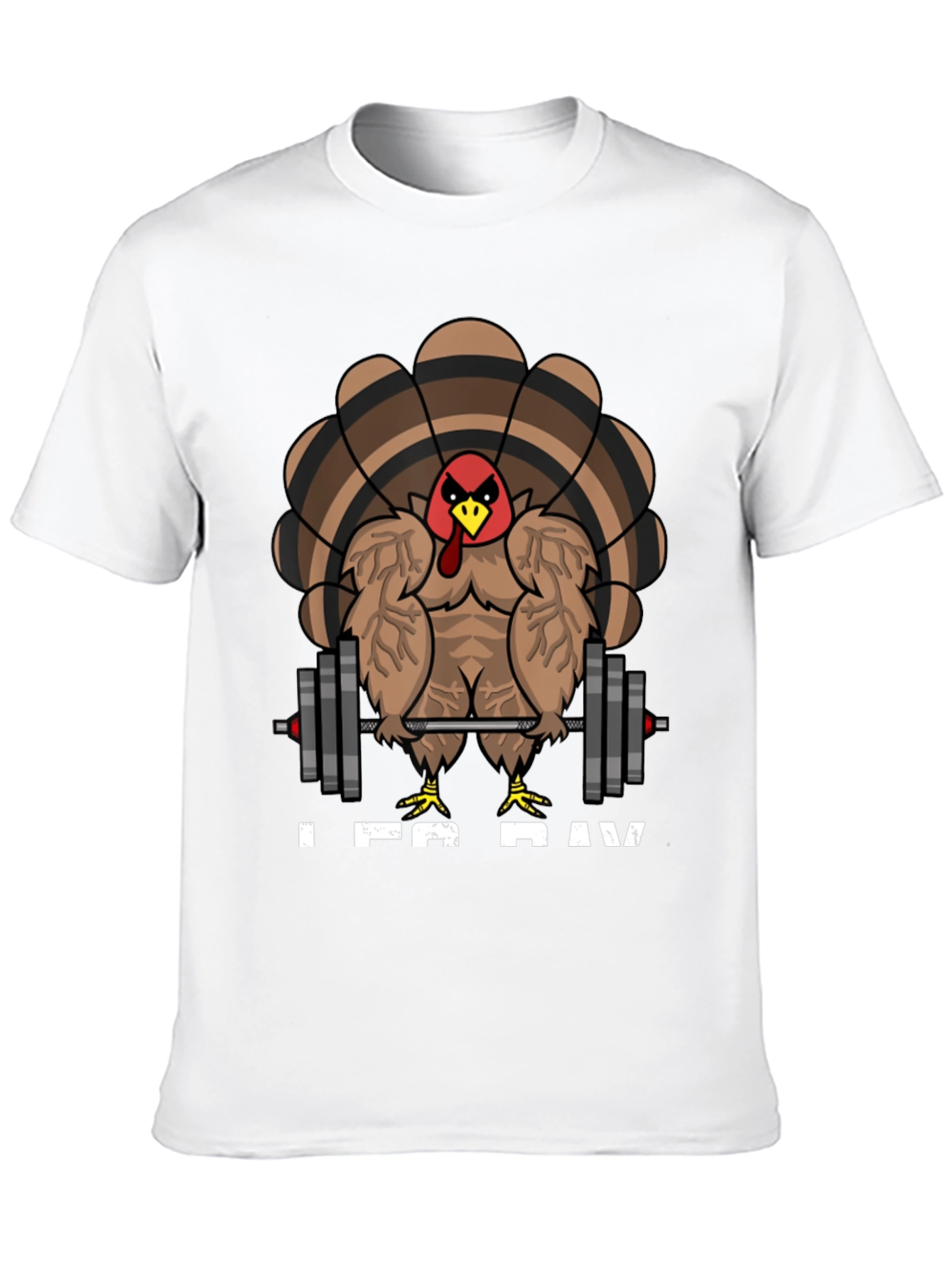 Leg Day Turkey Mens Graphic T-Shirt