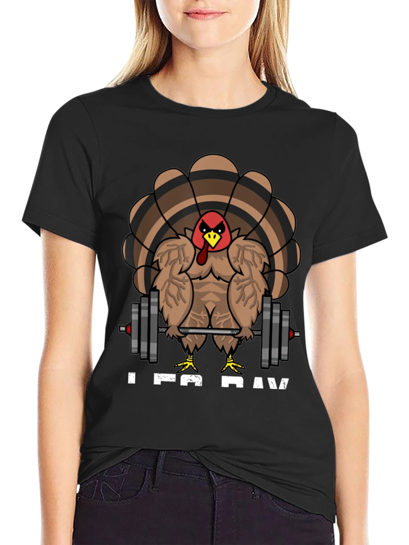 Leg Day Turkey Mens Graphic T-Shirt